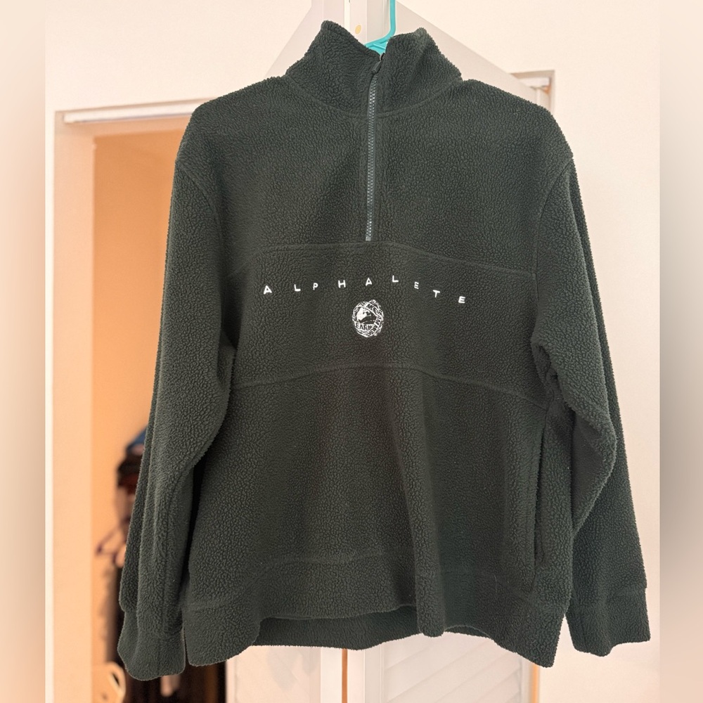 Alphalete King Quarter Zip - Evergreen